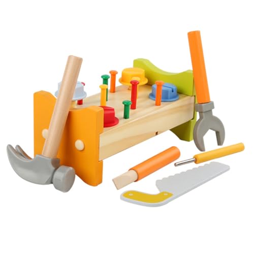 MOLUCKFU Werkzeug Für Kinder 1 Set Klopf Für Kleinkinder Pädagogisches Mit Hammer Für Ideal Lernen Babyspielzeug MOLUCKFU Werkzeug Für Kinder 1 Set Klopf Für Kleinkinder Pädagogisches Mit Hammer Für Ideal Lernen Babyspielzeug von MOLUCKFU