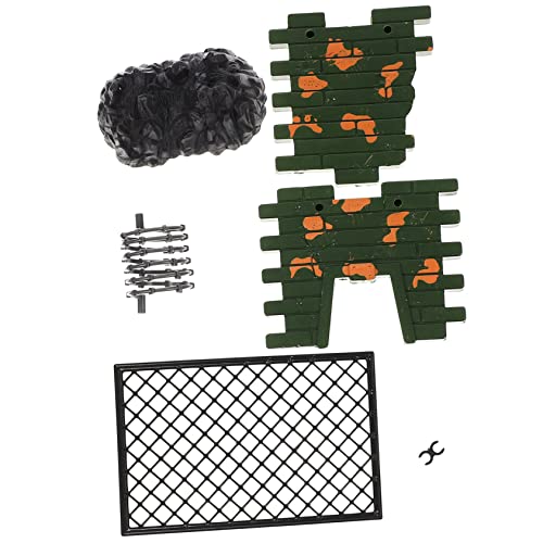 MOLUCKFU 1 Satz Militärspielzeug Für Kinder Barrikaden-DIY-Spielzeug Modellspielzeugset Aus Kunststoff Kompaktes Kinderspielzeug Für Militärische Szenen MOLUCKFU 1 Satz Militärspielzeug Für Kinder Barrikaden-DIY-Spielzeug Modellspielzeugset Aus Kunststoff Kompaktes Kinderspielzeug Für Militärische Szenen von MOLUCKFU