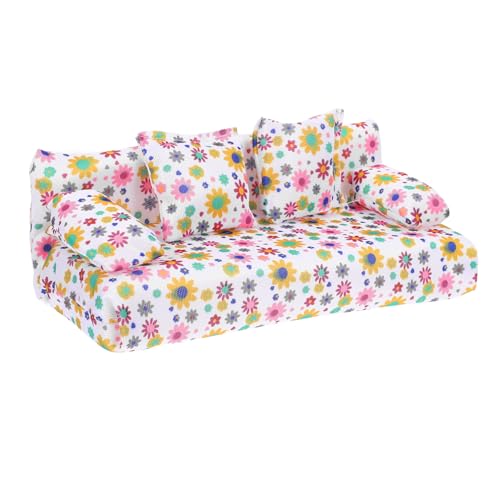 MOLUCKFU Miniaturen Möbel 1 Set Sofa Mit Kissen Für Puppenhaus Mobiles Dekoratives Öbelstück Ideal Für Landschaften Und Desktop Dekoration Puppenhaus Zubehör MOLUCKFU Miniaturen Möbel 1 Set Sofa Mit Kissen Für Puppenhaus Mobiles Dekoratives Öbelstück Ideal Für Landschaften Und Desktop Dekoration Puppenhaus Zubehör von MOLUCKFU