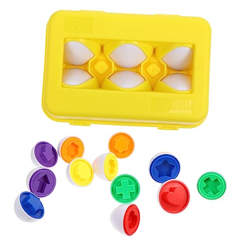 MOLUCKFU 1 Set Pädagogisches Plastikspielzeug Passende Ei Spielzeugform Kognitive Spielzeug Kinder von MOLUCKFU