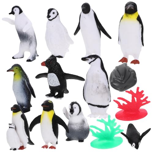 MOLUCKFU 1 Set Pinguin Modell, Tierstatue, Pinguin Spielzeug Für Mikrolandschafts Tierfiguren, Mikrolandschafts Pinguin, Kleine Pinguin Figur, Miniatur Pinguin Figur, Tierfiguren von MOLUCKFU