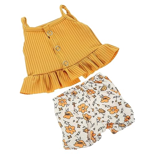 MOLUCKFU 1 Set Puppenkleidung Mädchenkleid Kleines Babypuppenzubehör Für Mädchen Minikleid Mädchenkleidung Mikro Shorts Dekoratives Miniaturkleid Puppenunterhemd Puppenkleidung von MOLUCKFU