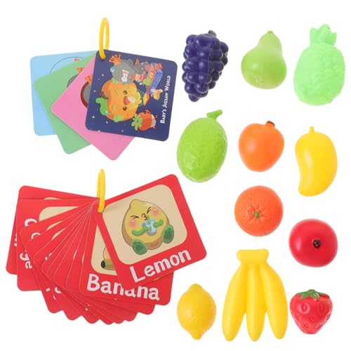 MOLUCKFU 1satz Künstliche Früchte Lernspielzeug Mit Flashkarten Für Früchte Frühkindliche Erkennung Von Formen Und Farben Für Kleinkinder Und Bildungsspiele MOLUCKFU 1satz Künstliche Früchte Lernspielzeug Mit Flashkarten Für Früchte Frühkindliche Erkennung Von Formen Und Farben Für Kleinkinder Und Bildungsspiele von MOLUCKFU