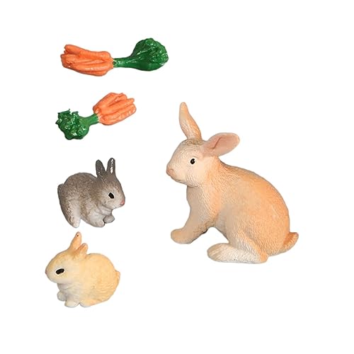 MOLUCKFU 1 Set Simuliertes Kaninchen Modell Tiere Kognitiv Spielzeug Pädagogisches Spielzeug Home Schmuck MOLUCKFU 1 Set Simuliertes Kaninchen Modell Tiere Kognitiv Spielzeug Pädagogisches Spielzeug Home Schmuck von MOLUCKFU