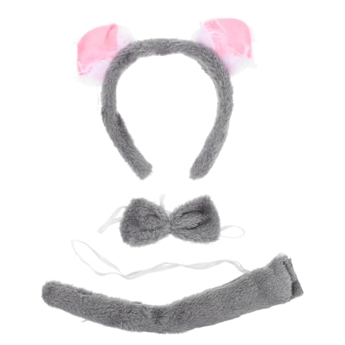 MOLUCKFU 1 Set Tierkostüm Requisiten, Partyzubehör, Kopfbedeckungen, Tierkopfbedeckungen, Plüsch Cartoon Ohren, Stirnband, Tierschwänze Und Stirnband, Tiere, Halloween Zubehör Für Damen, MOLUCKFU 1 Set Tierkostüm Requisiten, Partyzubehör, Kopfbedeckungen, Tierkopfbedeckungen, Plüsch Cartoon Ohren, Stirnband, Tierschwänze Und Stirnband, Tiere, Halloween Zubehör Für Damen, von MOLUCKFU