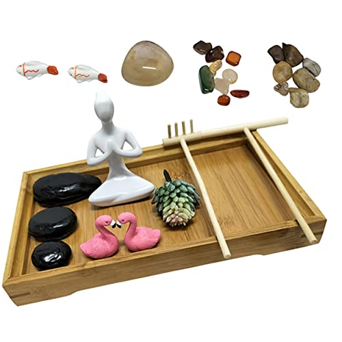 MOLUCKFU 1 Set Zen Sand Garten Kit Landschaft Decor Für Schreibtisch Und Home Schmuck MOLUCKFU 1 Set Zen Sand Garten Kit Landschaft Decor Für Schreibtisch Und Home Schmuck von MOLUCKFU