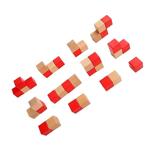 MOLUCKFU 1 Set Zweifarbige Bausteine Holzwürfelblöcke Kinder Unterrichtshilfe MOLUCKFU 1 Set Zweifarbige Bausteine Holzwürfelblöcke Kinder Unterrichtshilfe von MOLUCKFU