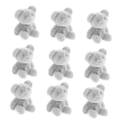 MOLUCKFU 10 Stück Bärenpuppe, Hängedekoration, Kleines Kuscheltier, Kleiner Bär, Beflockter Minibär, Dekoration, Kleine Figuren, Kleiner Bär, Minibär, Feiertags Minibär Spielzeug, MOLUCKFU 10 Stück Bärenpuppe, Hängedekoration, Kleines Kuscheltier, Kleiner Bär, Beflockter Minibär, Dekoration, Kleine Figuren, Kleiner Bär, Minibär, Feiertags Minibär Spielzeug, von MOLUCKFU