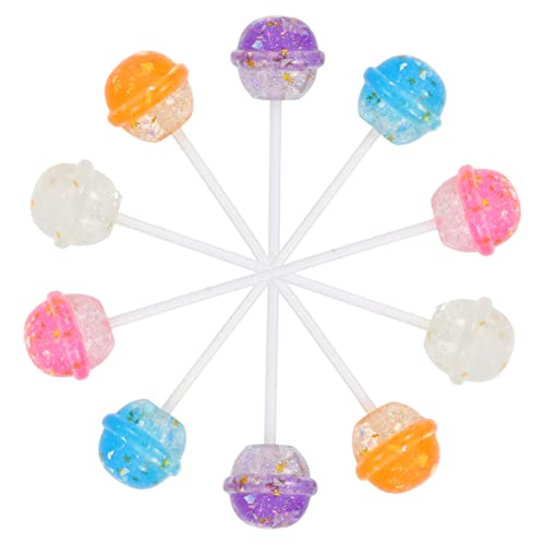 MOLUCKFU 10 Stück Gefälschter Lutscher, Dekoratives Lutschermodell, Lutscherschmuck, Lutscherdekorationen, Kinderspielzeug, Kreative Foto Requisite, Lutscherornamente, Süßigkeiten MOLUCKFU 10 Stück Gefälschter Lutscher, Dekoratives Lutschermodell, Lutscherschmuck, Lutscherdekorationen, Kinderspielzeug, Kreative Foto Requisite, Lutscherornamente, Süßigkeiten von MOLUCKFU