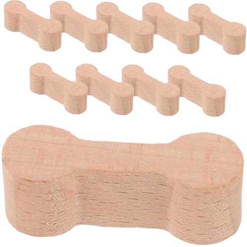 MOLUCKFU Holz-schienenverbinder Für Eisenbahnsimulation 10-teilig Aus Robustem Holz Als Spiel-zubehör Und DIY-verbindungselemente MOLUCKFU Holz-schienenverbinder Für Eisenbahnsimulation 10-teilig Aus Robustem Holz Als Spiel-zubehör Und DIY-verbindungselemente von MOLUCKFU