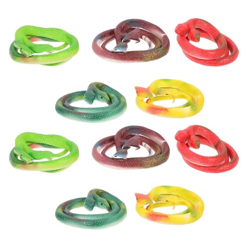 MOLUCKFU Schlangen Prank 10 Stück Imitiertes Schlangenspielzeug Gefälschte Schlangen b Spielzeuge Simulation Realistische Schlangenfiguren Partytrickspielzeug Simulationsschlangendekoration Schlange MOLUCKFU Schlangen Prank 10 Stück Imitiertes Schlangenspielzeug Gefälschte Schlangen b Spielzeuge Simulation Realistische Schlangenfiguren Partytrickspielzeug Simulationsschlangendekoration Schlange von MOLUCKFU