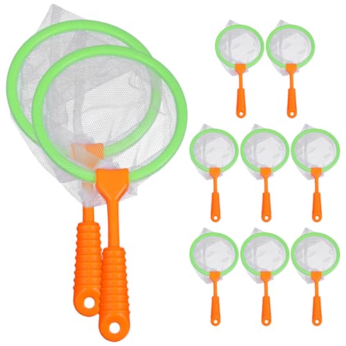 MOLUCKFU 10stücke Tragbare Junge Mädchen Fischernetze Bunte Outdoor Spielzeuge Zum Fangen Von Fischen Schmetterlingen Und Insekten Für Kleine Entdecker Für Garten Strandaktivitäten MOLUCKFU 10stücke Tragbare Junge Mädchen Fischernetze Bunte Outdoor Spielzeuge Zum Fangen Von Fischen Schmetterlingen Und Insekten Für Kleine Entdecker Für Garten Strandaktivitäten von MOLUCKFU