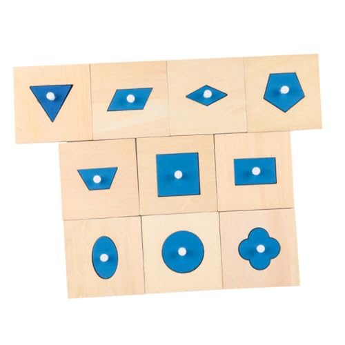 MOLUCKFU 10 Stück Teiliges Geometrisches Steckspiel aus Robustem Holz Motorikförderndes Lernspielzeug für Form und Farberkennung Sicher mit Abgerundeten Kanten für Junge Mädchen und MOLUCKFU 10 Stück Teiliges Geometrisches Steckspiel aus Robustem Holz Motorikförderndes Lernspielzeug für Form und Farberkennung Sicher mit Abgerundeten Kanten für Junge Mädchen und von MOLUCKFU