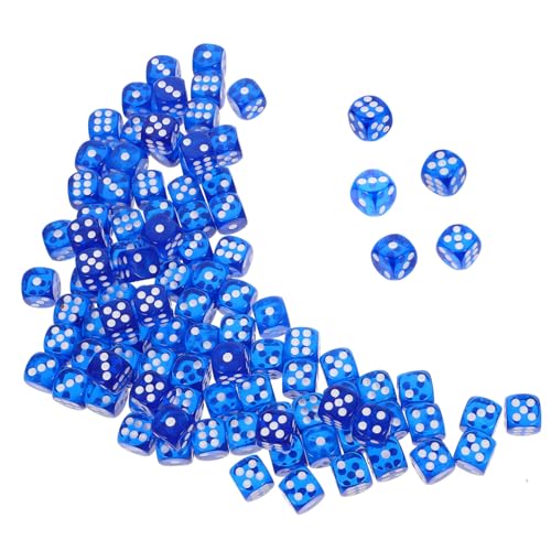 MOLUCKFU 100 Stück Kristallwürfel, Spielzeugwürfel, Brettspiel Werkzeug, Würfellayouts, Würfelspielspielzeug, Acrylwürfel, Unterhaltungswürfel, Kleine, Partygeschenkwürfel, Spielzeug, MOLUCKFU 100 Stück Kristallwürfel, Spielzeugwürfel, Brettspiel Werkzeug, Würfellayouts, Würfelspielspielzeug, Acrylwürfel, Unterhaltungswürfel, Kleine, Partygeschenkwürfel, Spielzeug, von MOLUCKFU