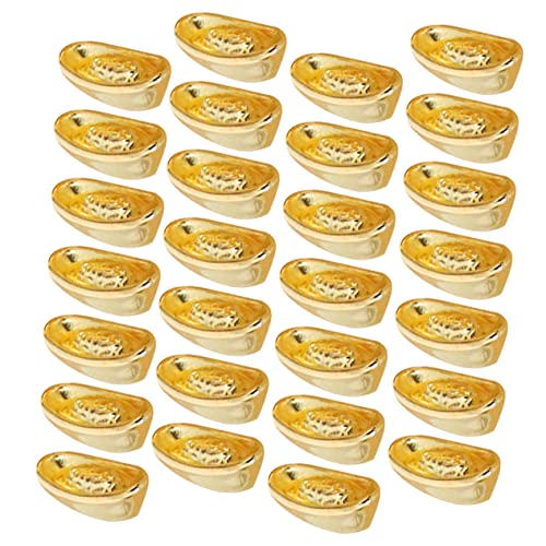 MOLUCKFU 100 Stück Mini Goldene Ingots Dekorationen Figuren für Szenenlayout für Garten und Hausdekoration Realistische Details für Festliche Anlässe MOLUCKFU 100 Stück Mini Goldene Ingots Dekorationen Figuren für Szenenlayout für Garten und Hausdekoration Realistische Details für Festliche Anlässe von MOLUCKFU