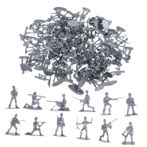 MOLUCKFU 100 Stück Mini Soldaten Figuren Militärische Modellspielzeuge aus Robustem für Sandtische Regale und Lernspielzeug Kleine Soldaten Modelle für Kreative Szenen MOLUCKFU 100 Stück Mini Soldaten Figuren Militärische Modellspielzeuge aus Robustem für Sandtische Regale und Lernspielzeug Kleine Soldaten Modelle für Kreative Szenen von MOLUCKFU