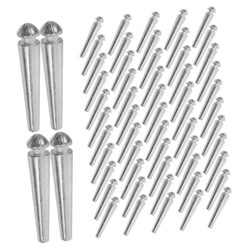 MOLUCKFU 100 Stück Punktestäbe Aus Metall, Cribbage Stifte, Tragbare Punktestäbe Für Kartenspiele, Cribbage Stifte Aus Metall Für Den Schreibtisch, Multifunktionale Punktestäbe Für von MOLUCKFU