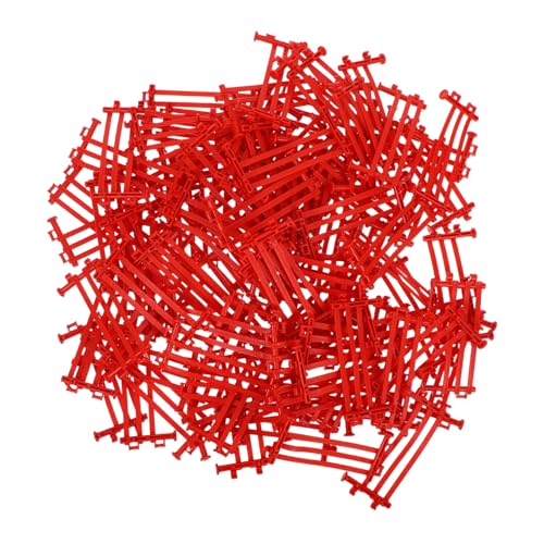 MOLUCKFU 100 Stück Zaun für Spielzeugzubehör dekorativ Pferd -Nutztiere feenhafter Gartenzaun Bauernhof Zaun Mini Lerntierspielset Zubehör für Gehegezäune Plastik Braun MOLUCKFU 100 Stück Zaun für Spielzeugzubehör dekorativ Pferd -Nutztiere feenhafter Gartenzaun Bauernhof Zaun Mini Lerntierspielset Zubehör für Gehegezäune Plastik Braun von MOLUCKFU