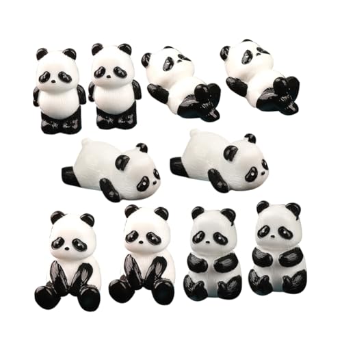 MOLUCKFU 10Pcs Panda Micro Landschaft Kleiner Panda Figur Harz Panda Model Desktop Tabletop Panda Schmücken Desktop Panda Figur Panda Figuren Gartendekorationen Innenkultur MOLUCKFU 10Pcs Panda Micro Landschaft Kleiner Panda Figur Harz Panda Model Desktop Tabletop Panda Schmücken Desktop Panda Figur Panda Figuren Gartendekorationen Innenkultur von MOLUCKFU