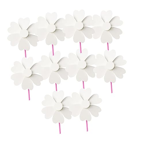 MOLUCKFU Leeres Windrad-Spielzeug Für Jungen Und Mädchen 10 Stück Handgeschöpftes Papier-windrad Blanke Dekorative Windmühle Für Kinderkunst MOLUCKFU Leeres Windrad-Spielzeug Für Jungen Und Mädchen 10 Stück Handgeschöpftes Papier-windrad Blanke Dekorative Windmühle Für Kinderkunst von MOLUCKFU