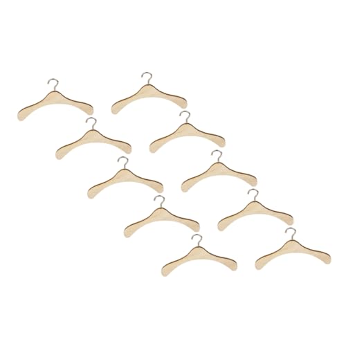 MOLUCKFU 10St Kleiderbügel Kleiner puppenaufhänger Zubehör für Babypuppen puppenkleiderbügel Puppen kleiderbügel Hanger puppenaufhänger aus Holz Spielzeughaus liefern hölzern Silver MOLUCKFU 10St Kleiderbügel Kleiner puppenaufhänger Zubehör für Babypuppen puppenkleiderbügel Puppen kleiderbügel Hanger puppenaufhänger aus Holz Spielzeughaus liefern hölzern Silver von MOLUCKFU