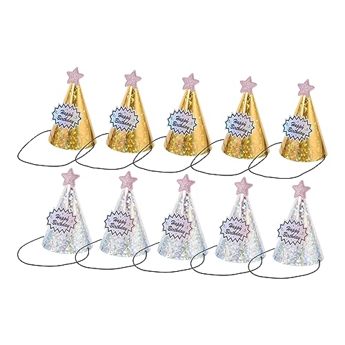 MOLUCKFU 10pcs Hat Caps Geburtstag Hut Party Hüte Für Erwachsene Dekorative Partei Liefert MOLUCKFU 10pcs Hat Caps Geburtstag Hut Party Hüte Für Erwachsene Dekorative Partei Liefert von MOLUCKFU