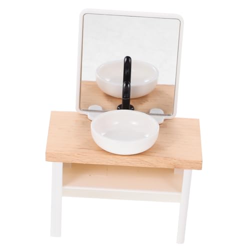 MOLUCKFU Biegepuppen Puppenhaus 12 Maßstab Hochwertiges Design Perfekt Für Puppenhaus Dekoration Und Miniatur Öbel Accessoires Badezimmer von MOLUCKFU