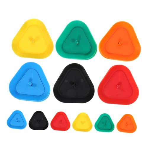 MOLUCKFU 12 Stück Dreieckige Spielkartenhalter Für Kinder Und Erwachsene, Kartenhalter in Dreiecksform Ohne Hände, Karten-Organizer Für Poker-familienspielabende von MOLUCKFU