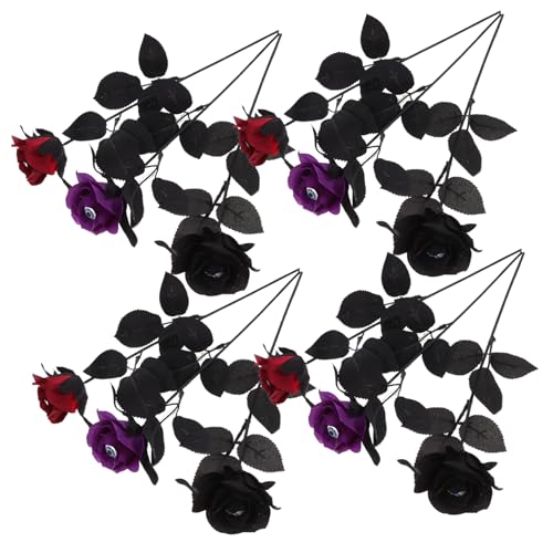 MOLUCKFU 12 Stück Künstliche Rosen Mit Augäpfeln, Dekorative Blumen, Kunstblumen, Halloween Party, Blumenstrauß Zur Dekoration, Halloween Simulationsrosen, Dekorationsblumen, Halloween MOLUCKFU 12 Stück Künstliche Rosen Mit Augäpfeln, Dekorative Blumen, Kunstblumen, Halloween Party, Blumenstrauß Zur Dekoration, Halloween Simulationsrosen, Dekorationsblumen, Halloween von MOLUCKFU