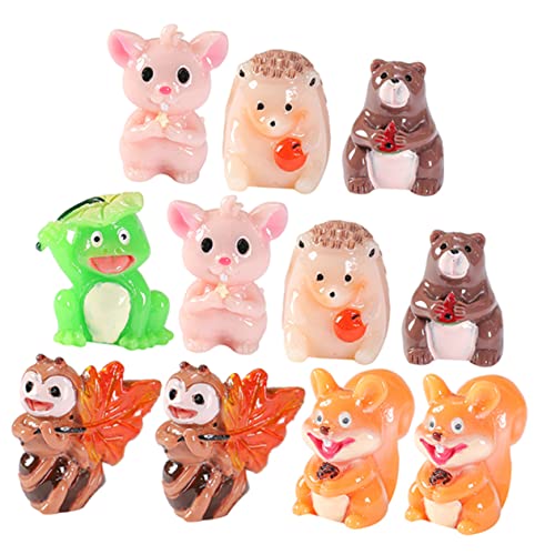 MOLUCKFU 12 Stück Mikro Landschaftstiere Kinderspielzeug Mini Tierornament Tierfiguren Simulation Tierschmuck Miniatur Tierstatue Simulationstierfigur Harz MOLUCKFU 12 Stück Mikro Landschaftstiere Kinderspielzeug Mini Tierornament Tierfiguren Simulation Tierschmuck Miniatur Tierstatue Simulationstierfigur Harz von MOLUCKFU