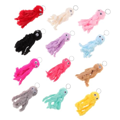 MOLUCKFU 12 Stück Oktopus Schlüsselanhänger Schlüsselanhänger Plüsch Oktopus Dekor Stofftier Puppen Rucksack Oktopus Anhänger Stofftier Schlüsselanhänger DIY Schlüsselanhänger MOLUCKFU 12 Stück Oktopus Schlüsselanhänger Schlüsselanhänger Plüsch Oktopus Dekor Stofftier Puppen Rucksack Oktopus Anhänger Stofftier Schlüsselanhänger DIY Schlüsselanhänger von MOLUCKFU