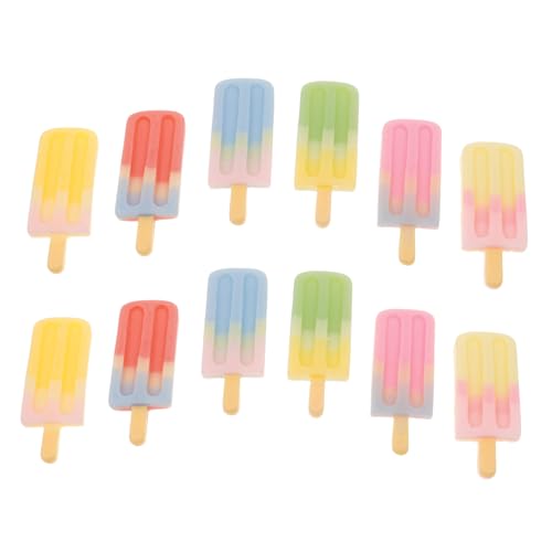 MOLUCKFU Simulationseis Miniatur 12 Stück Bastelset Kleine Eisbonbons DIY-Dekoration Puppenhaus-zubehör Handyhüllen-Accessoires MOLUCKFU Simulationseis Miniatur 12 Stück Bastelset Kleine Eisbonbons DIY-Dekoration Puppenhaus-zubehör Handyhüllen-Accessoires von MOLUCKFU