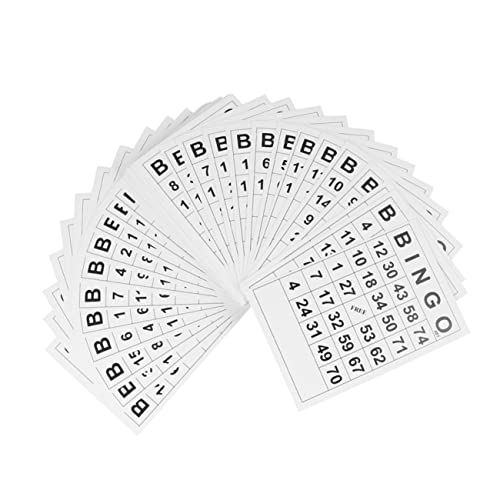 MOLUCKFU 120St Bingo-Karte Stundenspiel -Tablet Sequenzspiel Spiele Planke Bingo Set Bingo trinkspiel Bingokarten für Bingokarten für Kleinkinder beschichtetes Papier von MOLUCKFU
