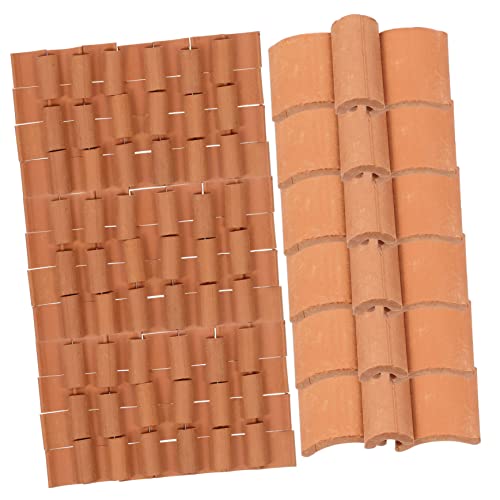 MOLUCKFU 120Stücke Dachfliesen DIY Mikrodachfliesen für Garten und Sandtisch Dekoration für Architektur Modelle Puppenhäuser und Landschaften MOLUCKFU 120Stücke Dachfliesen DIY Mikrodachfliesen für Garten und Sandtisch Dekoration für Architektur Modelle Puppenhäuser und Landschaften von MOLUCKFU