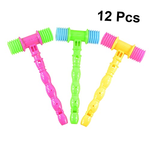 MOLUCKFU Hammer-Spiel aus Kunststoff 12-teilig Kinderspielzeug Hämmer Schlagspielzeug Kinderhammer-Spielzeug Kleinkind-Hammer-Spielzeug Spaß für Kinder von MOLUCKFU