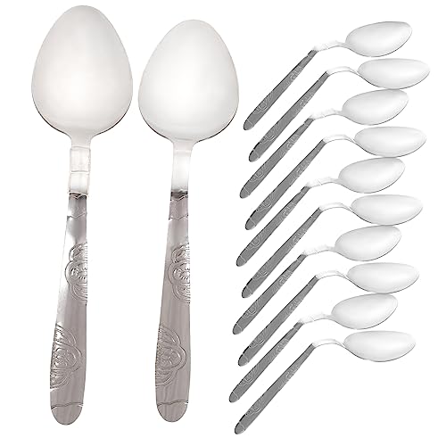 MOLUCKFU 12St Magischer gebogener Löffel Zaubertricklöffel Esslöffel Espressolöffel Besteck flexlöffel Zaubertrick Requisiten Löffel für Trick biegen Partytrickspielzeug Eisen Silver von MOLUCKFU
