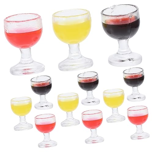 MOLUCKFU 12St Modell Weinglas für kinderspielzeug nähgarn pink wohnzimmerdeko Toys Pinker Tasse Puppenhauszubehör Puppenhaus-Miniaturen Minibecher Plastik MOLUCKFU 12St Modell Weinglas für kinderspielzeug nähgarn pink wohnzimmerdeko Toys Pinker Tasse Puppenhauszubehör Puppenhaus-Miniaturen Minibecher Plastik von MOLUCKFU