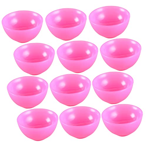 MOLUCKFU 12St Simulationsschalenmodell für kinderspielzeug Schüsseln Toys Platz rundes Polystyrol Tür Winziges Hausdekor Mini-Schüssel- Plastik Rosa MOLUCKFU 12St Simulationsschalenmodell für kinderspielzeug Schüsseln Toys Platz rundes Polystyrol Tür Winziges Hausdekor Mini-Schüssel- Plastik Rosa von MOLUCKFU