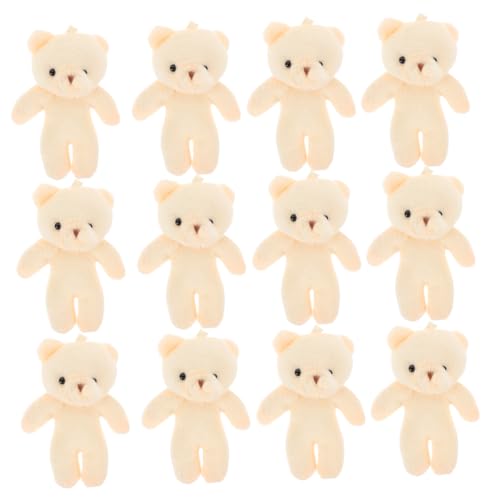 MOLUCKFU 12Stücke Bären Figuren Multifunktionale Dekorative Bärendekoration für Taschen Rucksäcke und Mehr Niedliche Accessoires für und DIY Projekte von MOLUCKFU