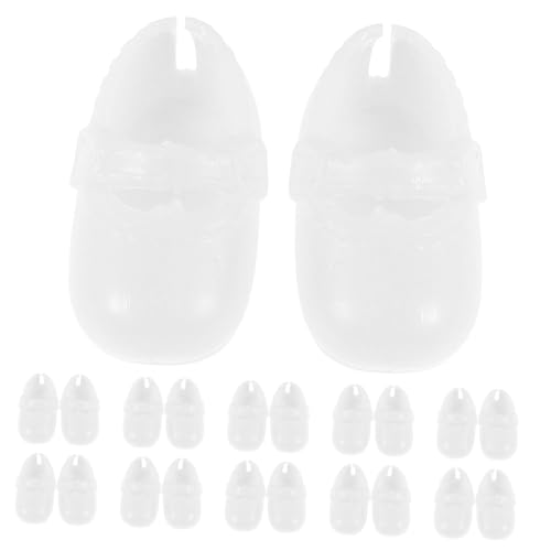 MOLUCKFU 135 Paare Miniatur Puppenschuhe für Figuren Finger Zubehör aus Kunststoff Stilvolle Dekoration für Puppenhäuser und Kreative Spielwelten von MOLUCKFU