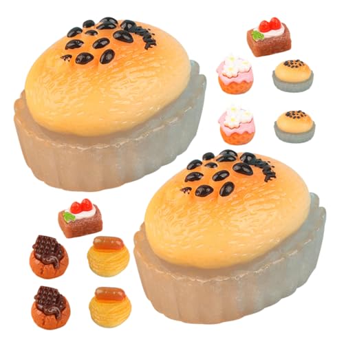 MOLUCKFU Miniaturkuchen Spielzeugmodell Mini-dessertmodell Puppenhaus Künstlicher Kuchen Kleine Kuchenminiaturen Mini-küchenszene Hausornament MOLUCKFU Miniaturkuchen Spielzeugmodell Mini-dessertmodell Puppenhaus Künstlicher Kuchen Kleine Kuchenminiaturen Mini-küchenszene Hausornament von MOLUCKFU