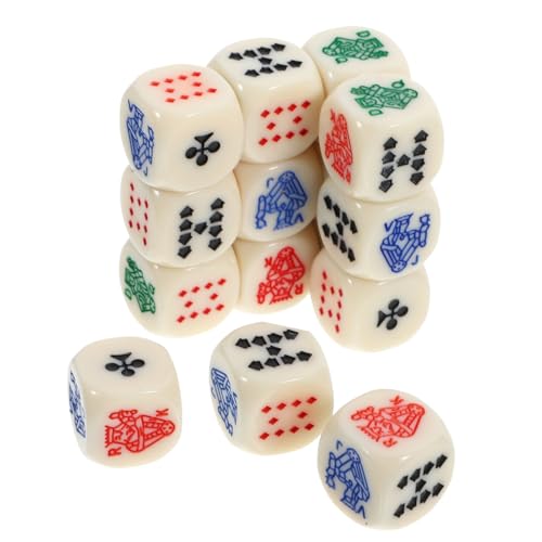 MOLUCKFU 15 Stück Teiliges Runder Elfenbeinfarben für Spanische Poker Spiele Spielwürfel für Partys Bars und Familienfeiern Unterhaltsame Chips für Gesellige Runden MOLUCKFU 15 Stück Teiliges Runder Elfenbeinfarben für Spanische Poker Spiele Spielwürfel für Partys Bars und Familienfeiern Unterhaltsame Chips für Gesellige Runden von MOLUCKFU