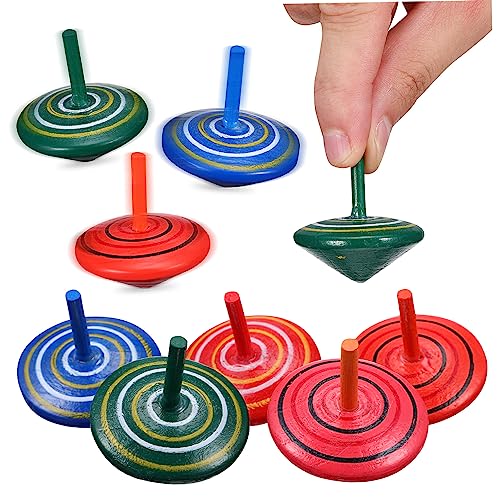 MOLUCKFU 15er-Pack Holz-fidgets Top Gyro Spielzeug Für Jungen Und Mädchen Geburtstagsparty-gastgeschenke MOLUCKFU 15er-Pack Holz-fidgets Top Gyro Spielzeug Für Jungen Und Mädchen Geburtstagsparty-gastgeschenke von MOLUCKFU