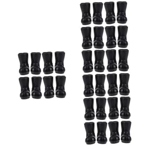 MOLUCKFU 16 Paar Mini Weihnachtsstiefel, Mini Schuhe, Spielzeug, Weihnachtsmann Schuhe, Mini Hausdekor, Miniatur Schuhe, Weihnachtsmann Stiefel, Schmuck, Mini Schuhe, Ornamente, Dekorative von MOLUCKFU