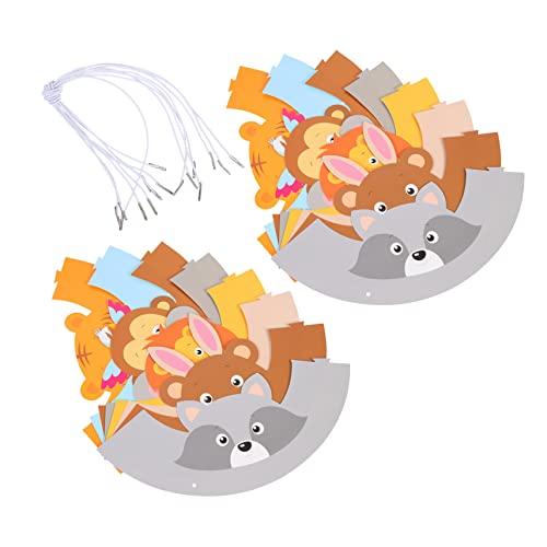 MOLUCKFU 16 Stücke Tier Thema Geburtstag Party Hüte Papier Dschungel Tier Decor Waschbär Bär Hut Set MOLUCKFU 16 Stücke Tier Thema Geburtstag Party Hüte Papier Dschungel Tier Decor Waschbär Bär Hut Set von MOLUCKFU