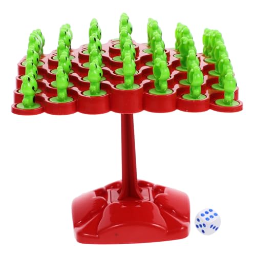 MOLUCKFU 1Satz Frosch Balance Personen Familie Brettspiel mit Fröschen und Würfel Fördert Feinmotorik und Hand Auge Koordination Desktop Spiel MOLUCKFU 1Satz Frosch Balance Personen Familie Brettspiel mit Fröschen und Würfel Fördert Feinmotorik und Hand Auge Koordination Desktop Spiel von MOLUCKFU