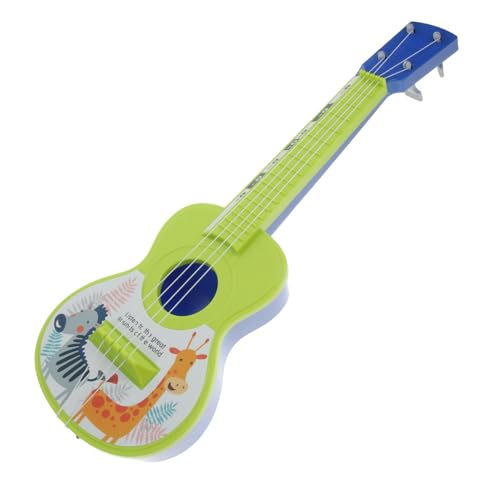 MOLUCKFU Ukulele Für Kinder Anfänger 4 Saiten Cartoon-Tiermuster Pädagogisches Musikinstrument Zufällige Größe Für Die Entwicklung des Gehirns von MOLUCKFU