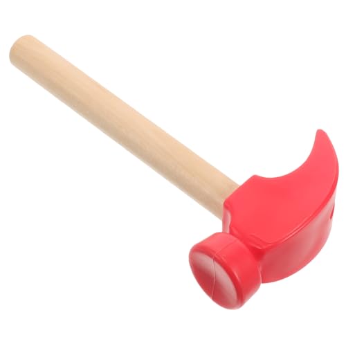 MOLUCKFU 1Stück Holzhammer für Handgefertigter Simulationshammer Geschicklichkeit und Hand Augen Koordination Sicheres Design mit Runder Oberfläche für Kreatives von MOLUCKFU