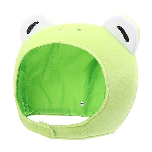 MOLUCKFU Exquisite Frosch-cartoon-kopfbedeckung Aus Weichem Stoff Einzigartige Party-requisite Für Cosplay Tanzshows Karneval MOLUCKFU Exquisite Frosch-cartoon-kopfbedeckung Aus Weichem Stoff Einzigartige Party-requisite Für Cosplay Tanzshows Karneval von MOLUCKFU