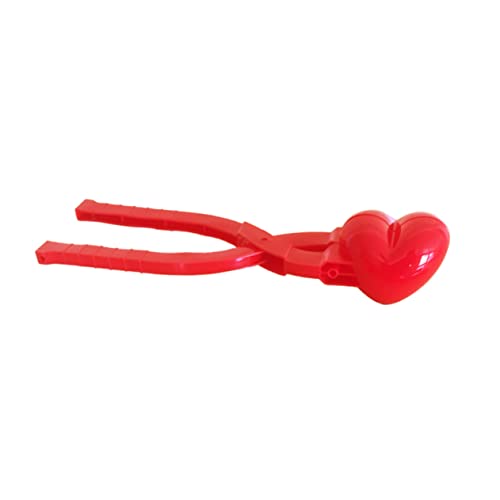 MOLUCKFU 1stk Herzförmiger Schneeballhalter Schneeclip- Tierischer Schneeballhersteller Gefälschte Schneebälle Schneeball-Clip Winterspielzeug Schneekegelhersteller Rot Plastik MOLUCKFU 1stk Herzförmiger Schneeballhalter Schneeclip- Tierischer Schneeballhersteller Gefälschte Schneebälle Schneeball-Clip Winterspielzeug Schneekegelhersteller Rot Plastik von MOLUCKFU